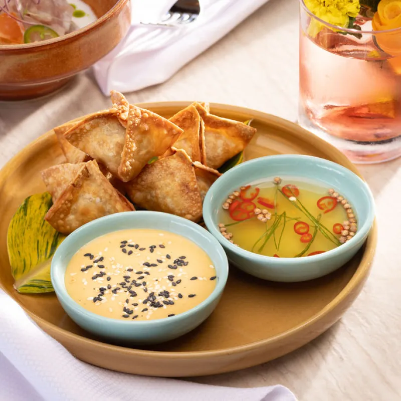 Wok Pok Gyoza at Papaya Club