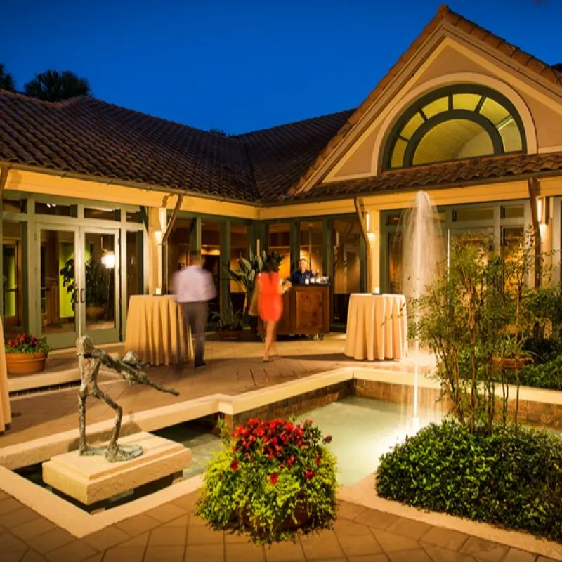 Garden Terrace Garden Terrace during the evening at guest event