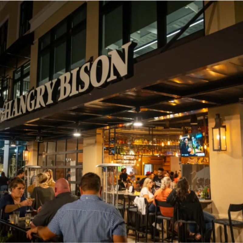 Hangry Bison Restaurant front