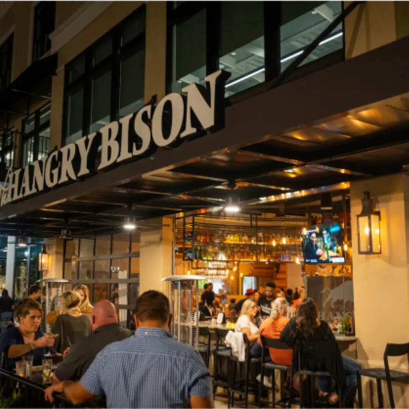 Hangry Bison Restaurant front Hangry Bison Restaurant front