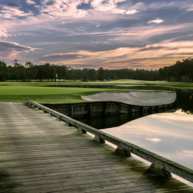 Grand Cypress at Evermore Florida Course Grand Cypress Golf at Evermore Florida Course photo taken on course bridge over pond