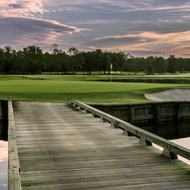 Grand Cypress Florida Course Bridge Bridge over pond on the Grand Cypress Florida Course