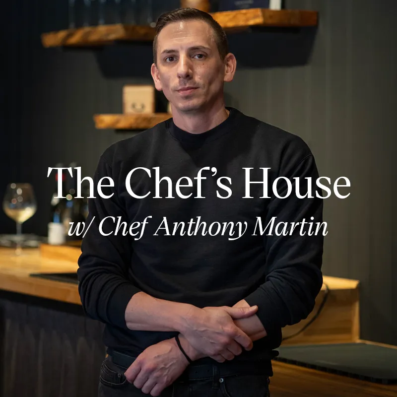 Image of Chef Anthony Martin, celebrity chef for The Chef's House experience at Evermore Orlando Resort.