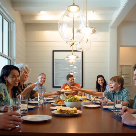 Dinner with the family