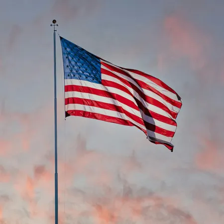 Image of the American flag.